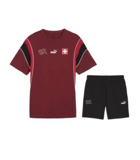 Ensemble Maillot Short Suisse EURO 2024/2025 Entrainement