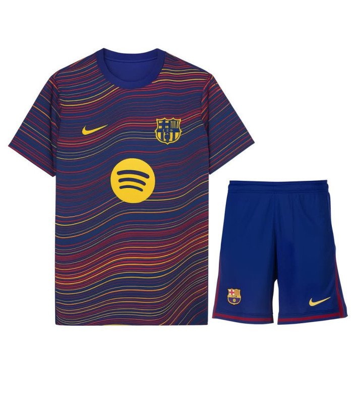 FC Barcelona Kids Tenue Shirt Korte Broek 2025/2026 Training - Nike