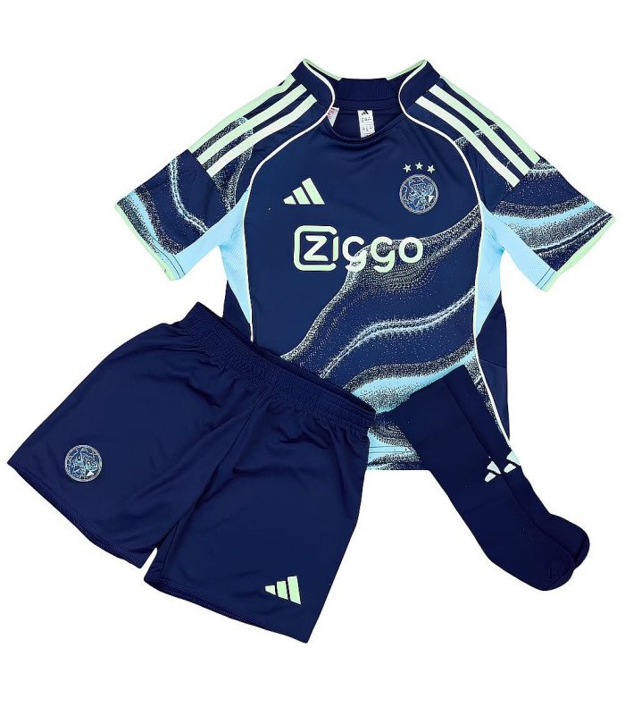 Ajax Amsterdam Tenue Shirt Korte Broek Sokken Kleine Kind Kids 2025/2026 Uit - Adidas