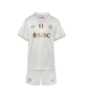 Napels Kids Tenue Korte Broek 2025/2026 Uit - EA7 Emporio Armani