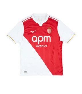 AS Monaco Shirt Jersey 2025/2026 Home - Mizuno
