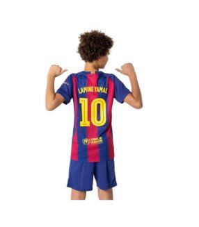 FC Barcelona Kids Kit LAMINE YAMAL 2025/2026 Shirt Short Home