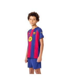 Ensemble Maillot Short FC Barcelone Enfant LAMINE YAMAL 2025/2026 Domicile