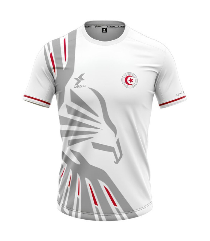 Maillot Tunisie 2025 Blanc